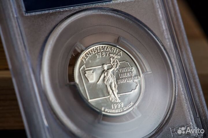 Quarter (квотеры) dollars в слабе pcgs pr 69