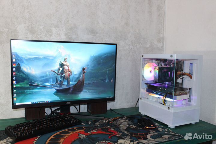 Игровой пк I3 10105F Gtx 1070 8gb SSD DDR4 16GB