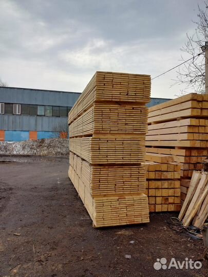 Продажа хвойных обрезных досок 50х200х6000