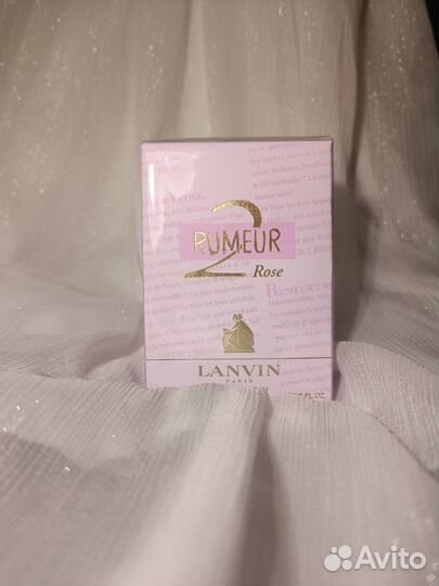 Rumeur 2 Rose Lanvin 50мл оригинал в упаковке