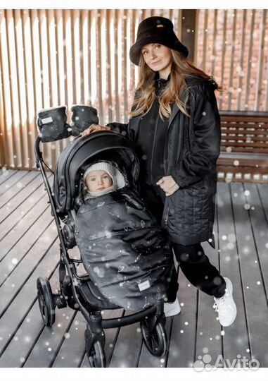 Теплый конверт в коляску