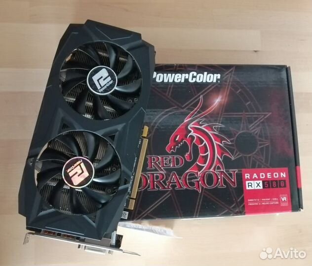 Видеокарта PowerColor Radeon RX 580 Red Dragon 8GB