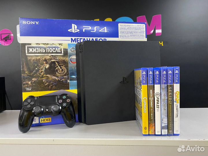 PS4 Slim 500GB + подписка EA Play на год