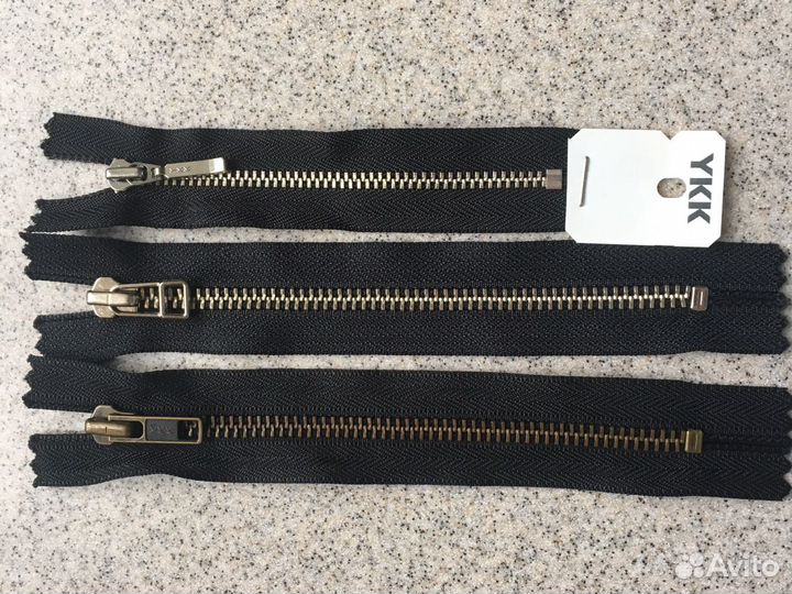 Молния металлическая YKK