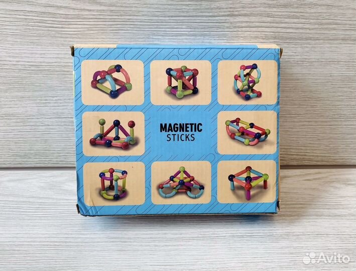 Магнитный конструктор шарики палочки