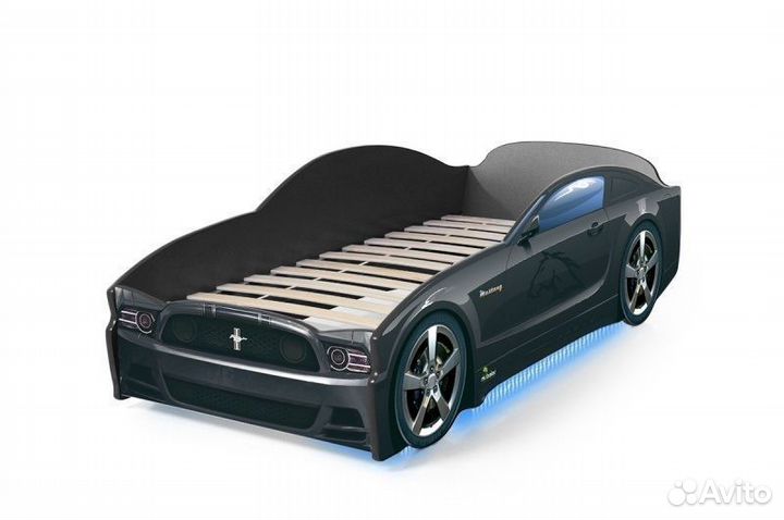 Кровать машинка додж красная