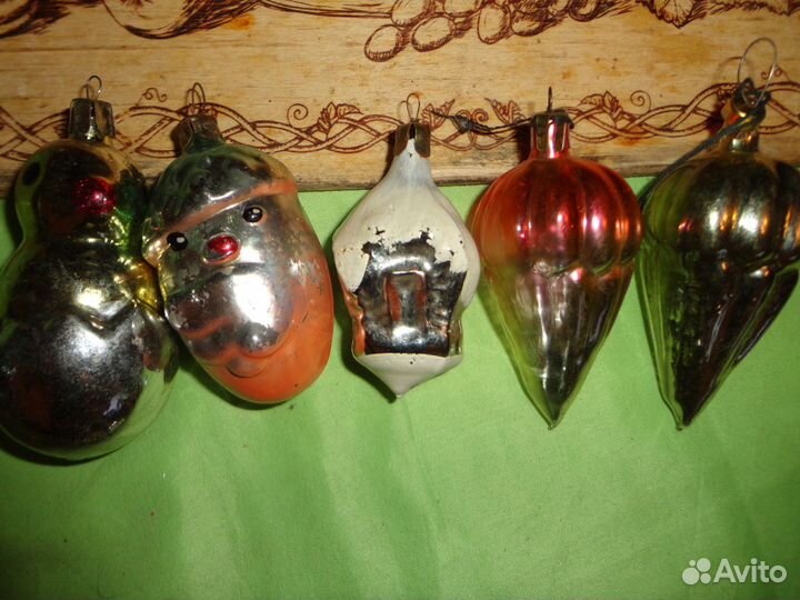 Елочные украшения СССР