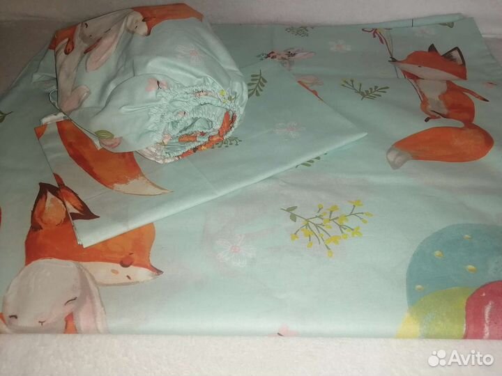 Комплект постельного белья в детскую кроватку