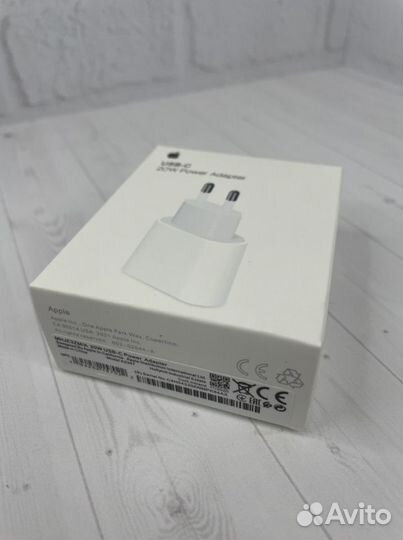 Новая оригинальная быстрая зарядка iPhone 20W