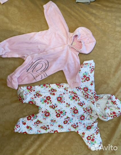 Одежда на новорожденную пакетом 56-62размер