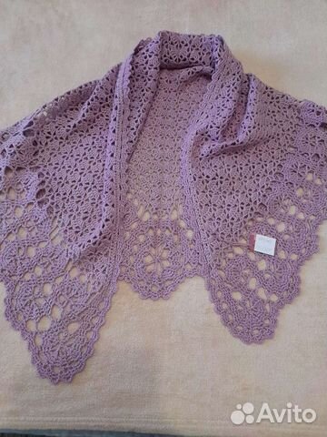 Шаль полушерсть