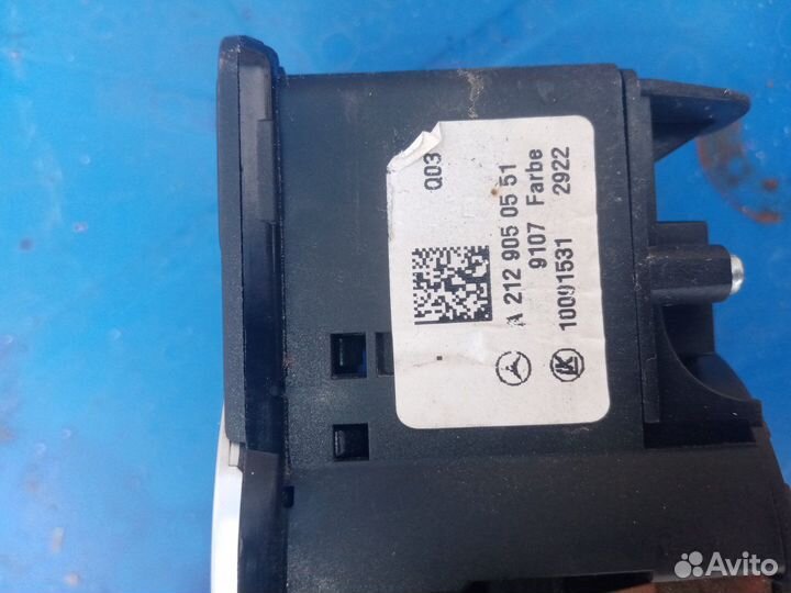 Переключатель света фар Mercedes Benz E W212