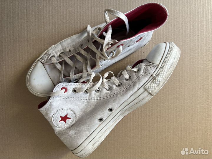 Кеды Converse Red 43 кожаные оpигинал