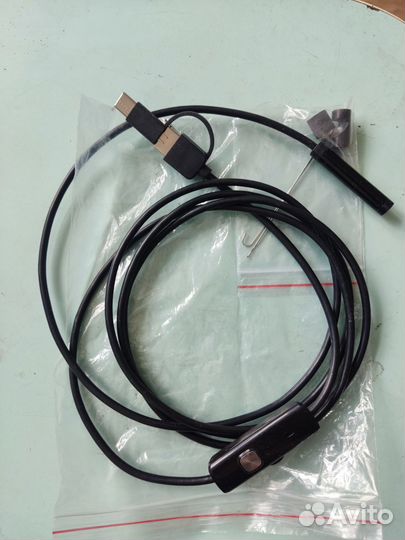 Эндоскоп с гибким проводом 8 мм, 1280*720P, USB