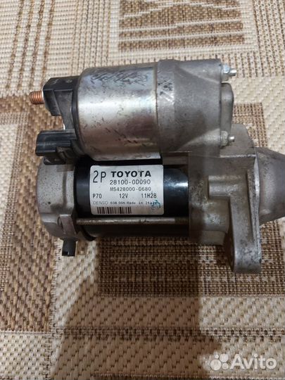 Стартер toyota avensis 1.8 бу