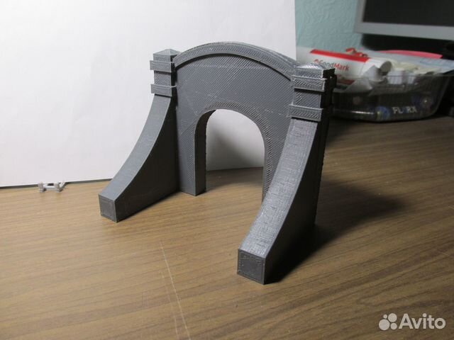 Портал тоннеля для макета жд