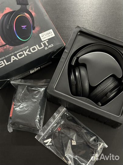 Blackout wireless gaming headphones 2.4G