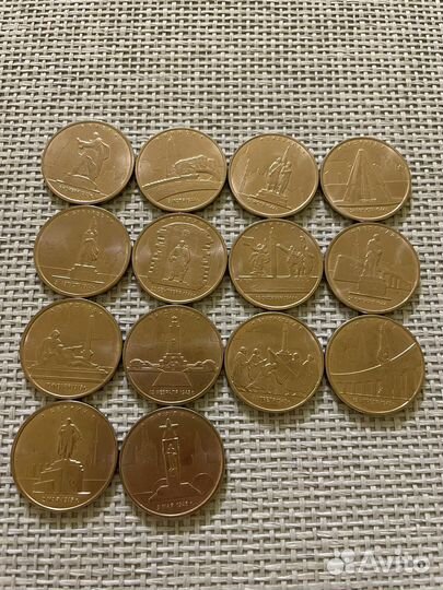 Полный комплект 5 рублей 2016 серии