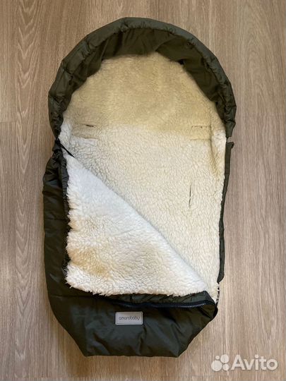 Конверт в коляску зимний меховой на выписку
