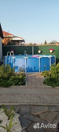 Каркасный бассейн intex