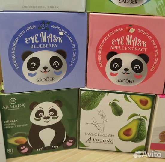 Патчи гидрогелевые для глаз, 60 шт в ассортименте