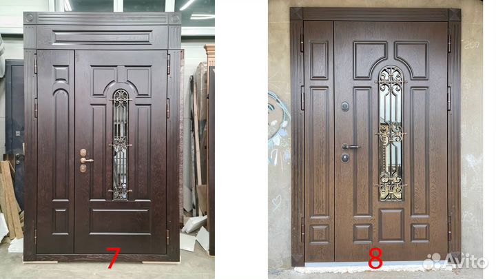 Уличные двери с терморазрывом. Держат 40 градусов