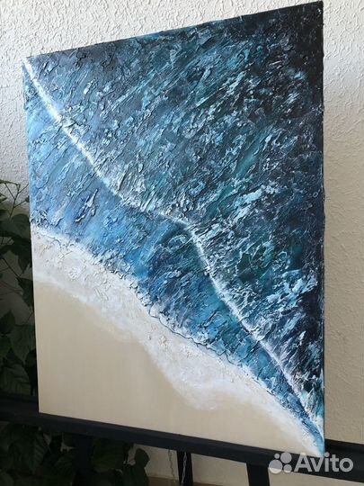Картина абстрактная «Море»