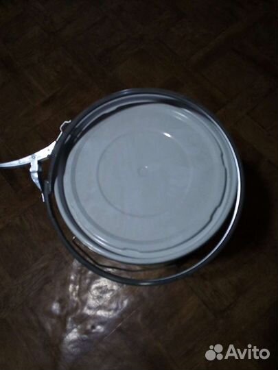 Ведро 25 л с крышкой под хомут