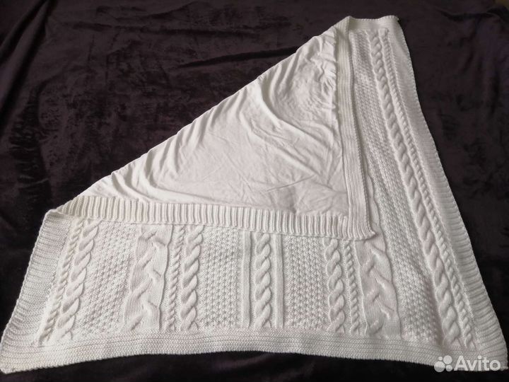 Плед детский вязаный