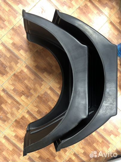 Защита крыльев Газель задние квадратные круглые