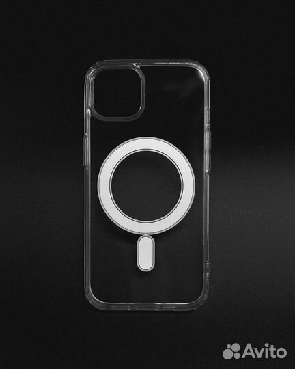 Чехол для iPhone, Apple MagSafe, прозрачный