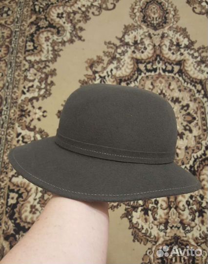 Шляпа фетровая демисезон женская новая, бейсболка