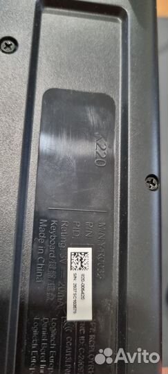 Беспроводная клавиатура Logitech K220 + мышь (комп