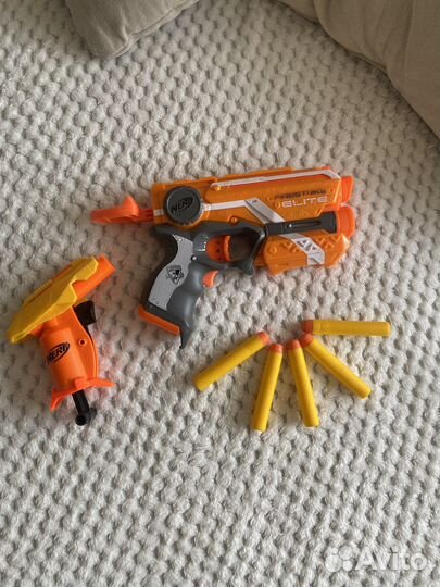 2 бластера Нёрф с мягкими пулями