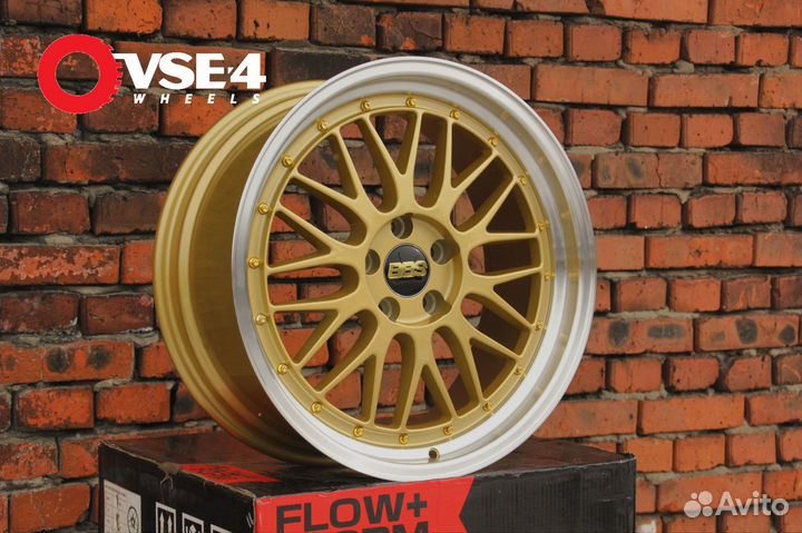 Диски R19 5-112 # BBS LM Gold Machine Lip