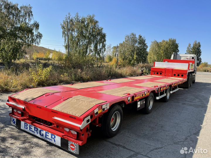 Полуприцеп трал (тяжеловоз) Berger 9853, 2023