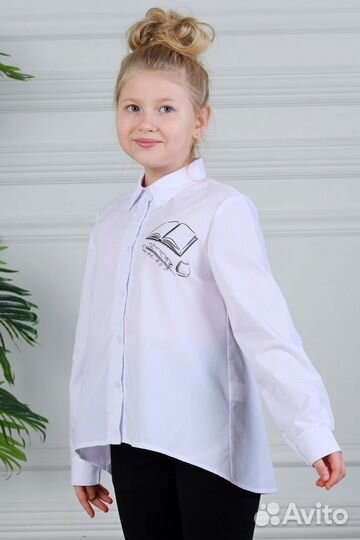 Школьная блузка для девочки