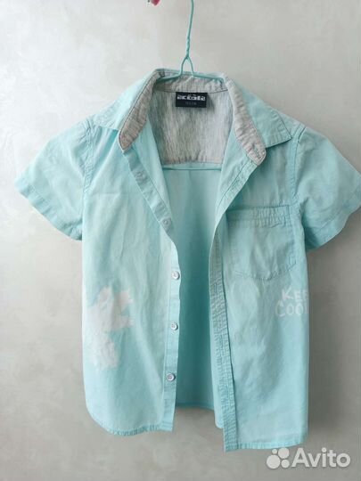 Летняя рубашка на мальчика