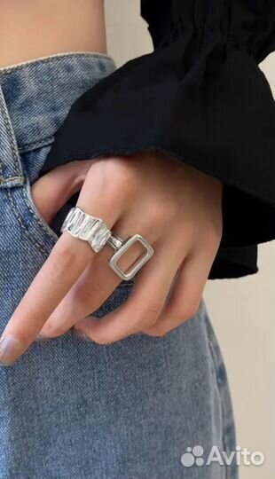 Кольца комплект с изменяемым размером