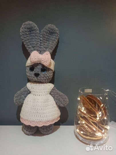 Заяц амигуруми