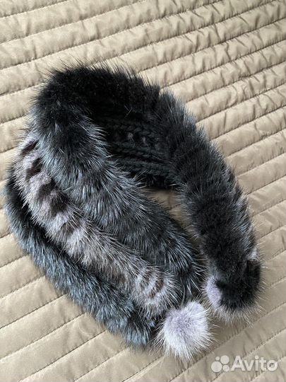 Меховая повязка на голову