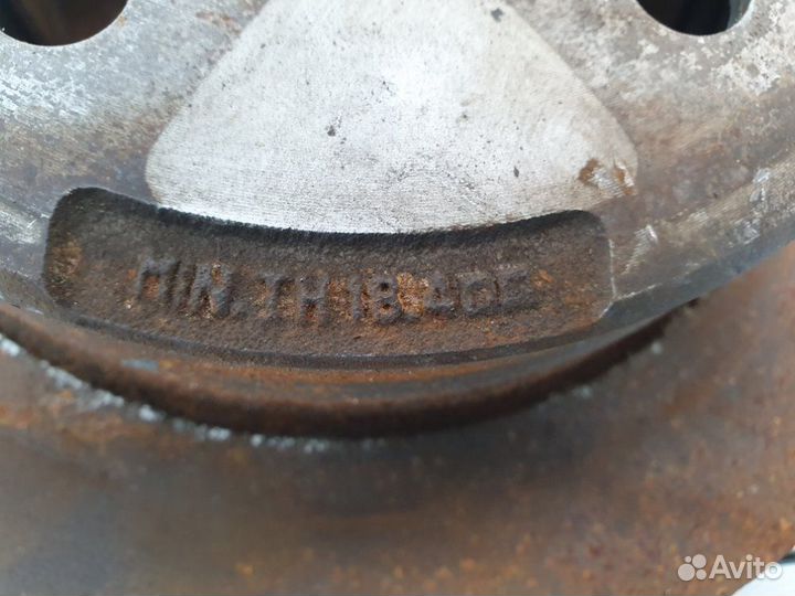 Диск тормозной задний Ssangyong Kyron DJ D27DT