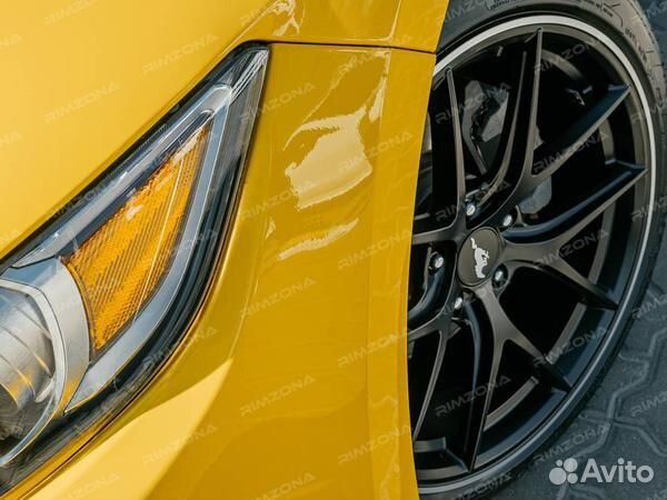 Кованые диски HRE P101 R19 на Ford Mustang