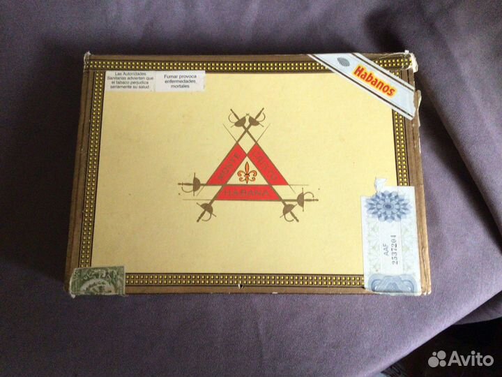 Коробка из-под сигар Монте Кристо