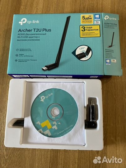 Wi-Fi адаптер Tp-Link Archer T2U Plus