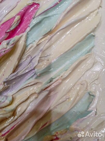 Картина маслом светлая ангел крылья ангела