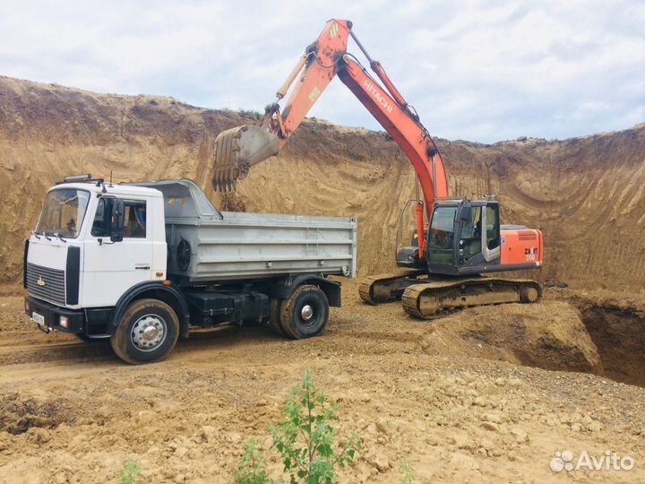 Перегной гравий шлак песок глина земля