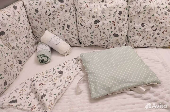 Бортики в детскую кроватку под заказ