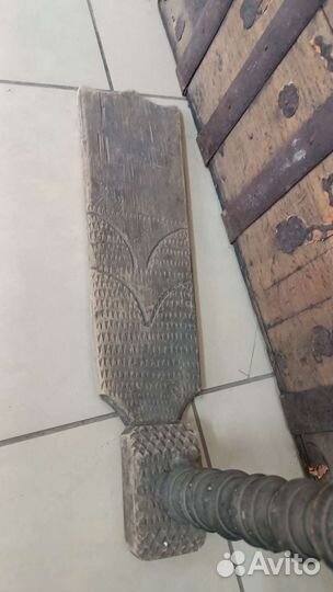 Самопряха с колесом 19 век. Прялка. Русский быт