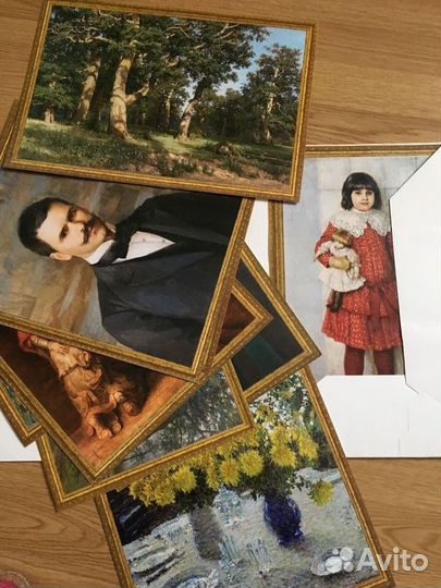 10 больших репродукций с описанием